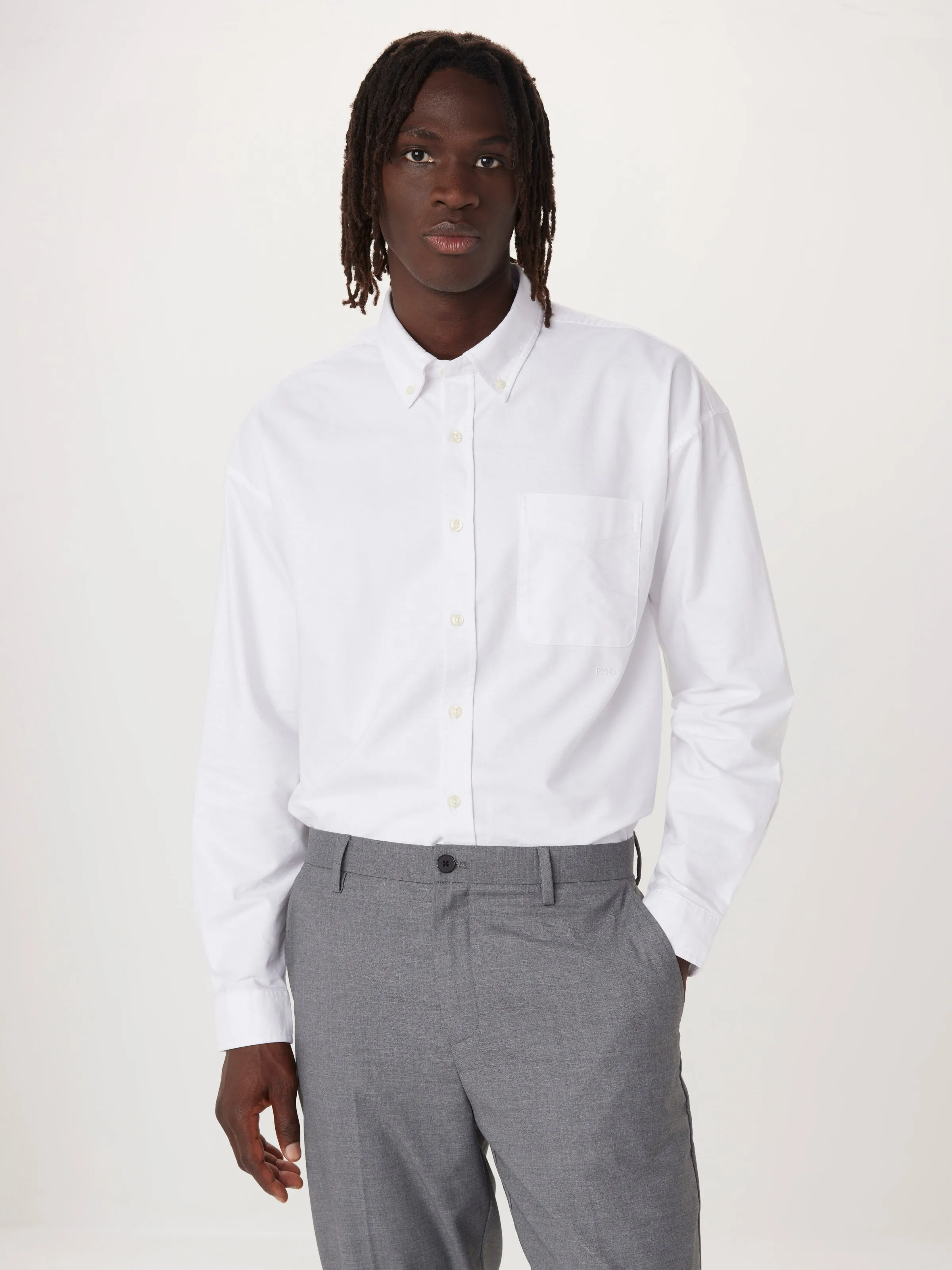 The Loose Oxford Shirt in White