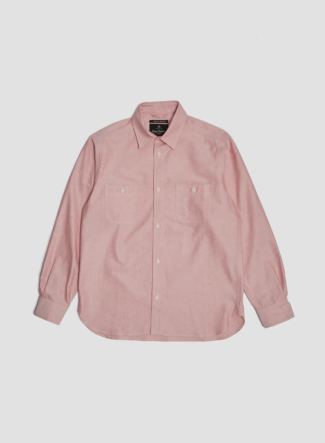 Utility Oxford Work Shirt in Pink