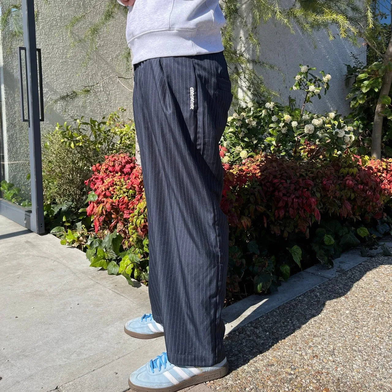 Wide slacks pants