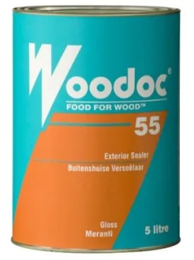 Woodoc 55 Exterior Gloss Sealer - Meranti